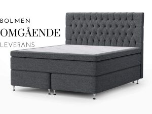 Omgående Bolmen 180x200 cm - Mörkgrå - Inkl Dunpaket - Medium & Fast