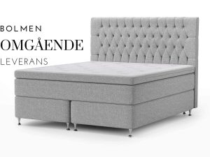 Omgående Bolmen 160x200 cm - Grå - Inkl Dunpaket - Medium & Fast