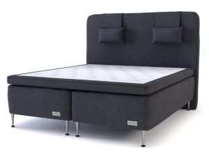 Alva Ställbar Säng - Beige 2 - Sammet, 160x210 cm