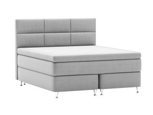 Paris Noir med Ruta gavel - Silver 15 - Sammet, 180x210 cm