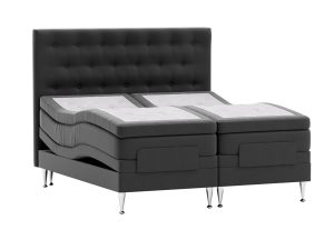 Ebba ställbar - Grafitgrå 19 - Sammet, 80x210 cm