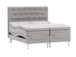 Ebba ställbar - Silver 15 - Sammet, 80x210 cm
