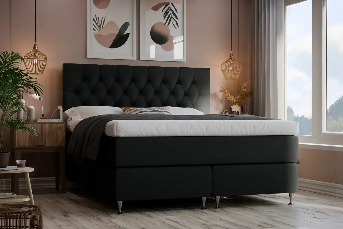 Royal Lyx Deluxe - Svart 98 - Möbeltyg - 210x210cm | Sängar - Kontinentalsängar | Zova.nu