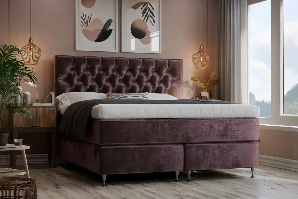 Royal Lyx Deluxe - Aubergine - Vibe 69 - 210x210cm | Sängar - Kontinentalsängar | Zova.nu