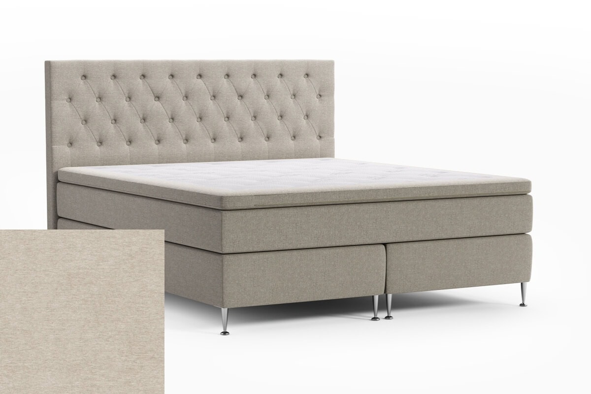 Sandhamn med Paula gavel - Mörkbeige 11 - Möbeltyg - 120x200 cm